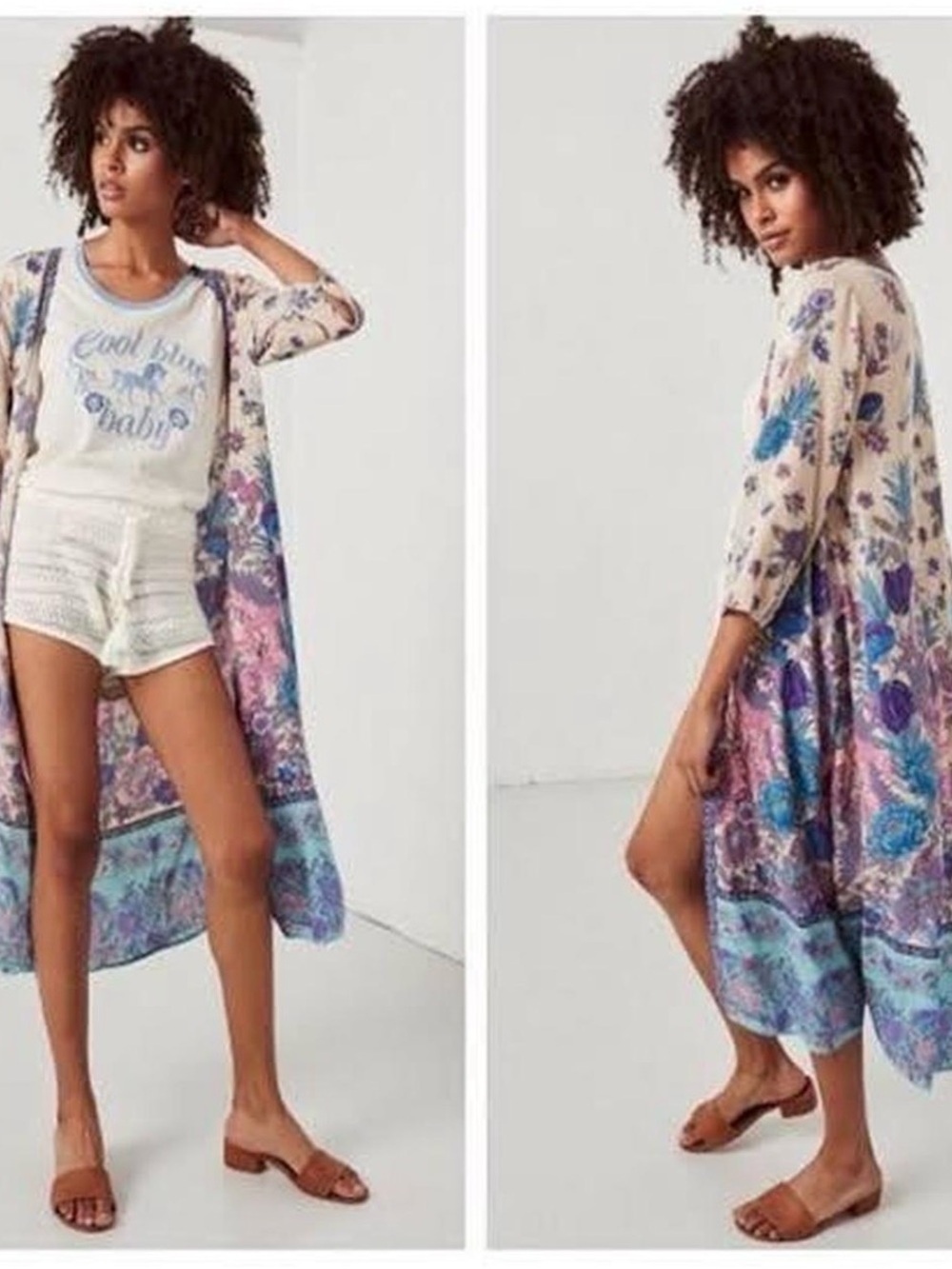 SPELL & THE GYPSY Siren Song Duster Mermaid 2017 Sample Size S